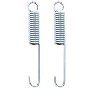SG Store 2pcs 110mm Longueur de Béquille de Moto Béquille Latérale Ressort de Rappel de Béquille en Métal de Ressort Rechange pour Moto, Argent