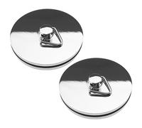SG Store 2pcs 45mm 1-3/4 Pouces Bouchon d'évier de Lavabo en Laiton Chromé Bouchon de Vidange de Bain Couvercle pour Évier de Cuisine Salle de Bain Baignoire Lavabo
