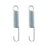 SG Store 2pcs 90mm Longueur de Béquille de Moto Béquille Latérale Ressort de Rappel de Béquille en Métal de Ressort Rechange pour Moto, Argent