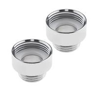 SG Store 2pcs Adaptateurs de Tuyau Chromé BSP 1/2'' Mâle vers BSP 3/4'' Filetage Femelle Connecteur de Tuyau Douche Raccord de Robinet Réducteur Raccord de Tuyau pour Bras de Douche Mitigeurs