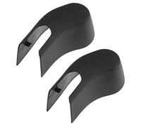 SG Store 2pcs Cache-écrous de Bras d'essuie-Glace Arrière 61627161030 Compatible avec BMW X3 F25 2011-2016 X5 E70 2007-2013 Capuchon d'écrou de Lame d'essuie-Glace Arrière, Noir