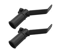 SG Store 2pcs Extension de Rétroviseur de Moto 10MM Pince de Rétroviseur Support de Montage Multifonction Adaptateur d'extension Riser de Rétroviseur pour Moto Scooter Cyclomoteur ATV, Noir