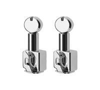 SG Store 2pcs Pinces à Aiguilles en Métal Vis de Poignée Rotative pour Accessoires de Raccords pour Machine à Coudre Domestique Pièces de Rechange, Argent