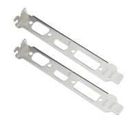 SG Store 2pcs Support de Profil Pleine Hauteur pour HDMI DVI VGA ATI Carte Graphique Vidéo Coque d'ordinateur Composants de Remplacement 12x1.8cm