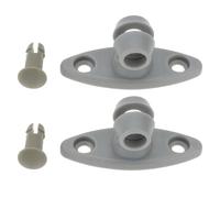 SG Store 2PCS Supports de Fixation de Porte 46,3 X 16,6 X 20,5 Mm Support de Vérin à Gaz Compatible avec Swift Sterling Caravane Sprite CCDS10 Vérin à Gaz Gris avec Goupille