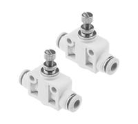 SG Store 2pcs Vanne de Régulation du Générateur de CO2 pour Aquarium 6mm Régulateur de Dioxyde de Carbone Réglable Vanne de Contrôle Débit d'air Fournitures d'herbe d'eau d'aquarium