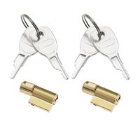 SG Store 2pcs Verrou d'attelage de Remorque avec 4pcs Clés Remplacement Compatible avec Erde Compatible avec Daxara Compatible avec Maypole Remorques Accessoires