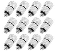 SG Store 30 pièces 0,3 mm Orifice Haute Pression Buse Microbrume Pulvérisateur pour Serre Arroseur Plante d'irrigation 18,5 x 9,5 mm Argent