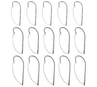 SG Store 30x Hameçons de Pêche Anti-Mauvaises Herbes #1/0#2/0#3/0 Hameçons en Acier à Haute Teneur en Carbone Hameçons à Long Cou pour Les Eaux Peu Profondes Autour des Lacs des îles des Rivières