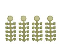 SG Store 40pcs Perles de Pêche à la Carpe Appâts de Pêche en Silicone Perles d'arrêt Crochet de Pêche Bouchon Terminal Accessoires de Matériel 2x1.5mm, Vert Clair