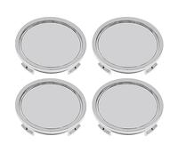 SG Store 4pcs 74mm Capuchons Centraux de Moyeu Roue de Voiture Couvre Les Numéros de Pièce B66470207 B66470200 Roues Jante Hub Cap Hubcaps Pièces Automobiles en ABS, Argent