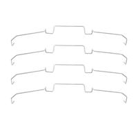 SG Store 4pcs Boucle de Fixation Radiateur de Ventilateur Hôte d'Ordinateur Crochet de Fil à Ventilateur Refroidissement Circlip Crochet Inférieur de Fil d'acier pour DIY Projets Informatiques