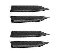 SG Store 4pcs Film de Protection Rétroviseur de Voiture Bande de Grattage Anti-Collision 8.7x1.44cm Autocollant de Protection Rétroviseur Voiture en Fibre de Carbone Autocollant Décoration