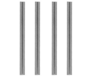 SG Store 4pcs Lames Réversibles Lame de Raboteuse à Bois en Acier Rapide Compatible avec Bosch PHO 20-82/PHO 100/GHO 40-82 C Lames de Raboteuse en Carbure 82x5.5x1.1mm