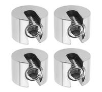 SG Store 4pcs M10x6mm Clip de Fixation Câble Métallique Pince d'arrêt en Acier Inoxydable Pince de Câble Métallique Antidérapantes Bouchon de Serrage pour Tendre la Corde