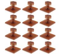 SG Store 56 Pièces Boucle de Moustiquaire de Fenêtre avec Couvercle à Vis Boucles de Montage d'écran de Fenêtre Auto-adhésives pour Moustiquaires Fenêtre Bricolage Moustiquaire (20x20x13mm)