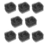 SG Store 8Pcs Filtres en Mousse pour Fontaine à Eau pour Animaux de Compagnie 3 X 3,4 Cm Compatible avec Orsda D60 100 Oz/3 L La Fontaine à Eau Compagnie en Acier Inoxydable Noir
