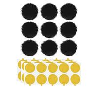 SG Store 9pcs Lavalier/Lapel Microphones Mini Pare-Brise avec Ruban Double Face Microphone Pare-Brise Muff Accessoires pour Enregistreurs Radio Traducteurs