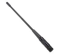 SG Store Antenne Noire pour Talkie-walkie 144/430 MHz Antenne BNC Portable Double Bande à Gain élevé Compatible avec ICOM V8 V80 V80E V82 V85 F3S HT-66 VHF/UHF Radio 21 Cm