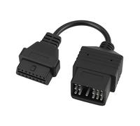 SG Store Câble Adaptateur Convertisseur OBD1 vers OBD2 17 Broches vers 16 Broches Compatible avec Toyota