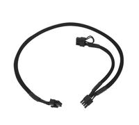 SG Store Câble d'alimentation Modulaire 8 Broches CPU vers Double PCIe 6+2 Broches pour Carte Graphique 60+20 Cm Compatible avec Thermaltake