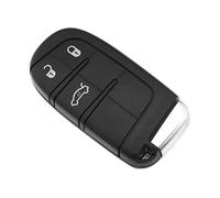 SG Store Coque de clé télécommande à 3 Boutons Compatible avec Jeep Cherokee KL 2014-2019 télécommande Compatible avec Fiat 500X 2014-2018 Étui de clé Intelligente à télécommande à 3 Boutons