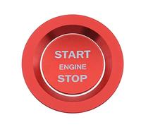 SG Store Couvercle de Commutateur Bouton de Démarrage de Voiture Moulage Intérieur Compatible avec Discovery Sport/Evoque/Velar/Discovery/Voguer/Range Rover Sport en Alliage D'aluminium Rouge