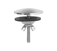 SG Store Couvercle Trou d'évier Couvercle Trou Robinet Acier Inoxydable M6 Couvercle Trou Robinet d'évier de Cuisine pour Maison Cuisine Salle de Bain Taille 11-45mm Argent Diamètre 51mm