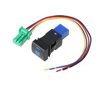 SG Store Interrupteur à Bouton-Poussoir pour Feux Arrière 12 V avec Rétroéclairage Bleu Compatible avec Toyota Prado 150 Et Compatible avec Corolla