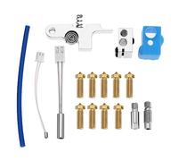 SG Store Jeu de 18pcs Kit de Buse pour Imprimantes 3D Compatible avec Prusa I3 MK2 Compatible avec Artillery Sidewinder X1 4max Pro pour Extrudeuse en Alliage de Titane E3D d'origine