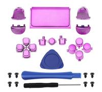 SG Store Kit Complet de réparation de Boutons compatibles avec Manette PS4 Pro 040, Dpad R1, L1, R2, L2, déclencheurs, pavé Tactile, Options de Partage, Boutons Home avec Outils, Rose