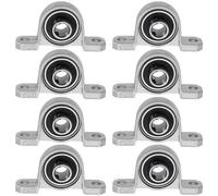 SG Store KP000 Lot de 8 roulements verticaux en alliage de zinc avec bride de 10 mm de diamètre intérieur pour imprimantes 3D