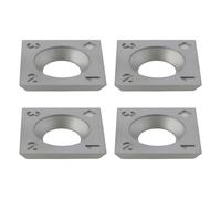 SG Store Lames Carbure Réversibles 30° 4 Pièces Compatible avec Scheppach LFR720 La Meuleuse à Peinture (14 X 14 X 2 Mm)