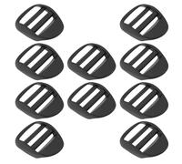SG Store Lot de 10 boucles de verrouillage réglables en plastique de 25 mm pour sangle de sac à dos, ceinture de remplacement et réparation d'équipement extérieur