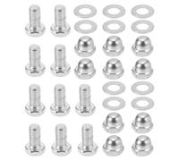 SG Store Lot de 10 boulons d'ancrage pour câble de frein de vélo - 2,5 mm - Vis d'ancrage pour câbles de frein de 5,5 mm - Argenté