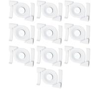 SG Store Lot de 10 Clips de Plafond pour Grille M4 Boulons M4 X 10 Mm Compatible avec Odenwald Les Rails de Plafond Et Les Panneaux Publicitaires