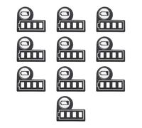 SG Store Lot de 10 étiquettes Adhésives LED pour Batterie (22 X 19 X 10 Mm) Compatible avec Makita BL1830 Et BL1430 Les Modèles