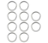 SG Store Lot de 10 joints de bouchon de vidange d'huile - 14 x 19 x 2 mm - Pièce de rechange 09168-14004-000 - Compatible avec Suzuki - Argent