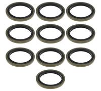 SG Store Lot de 10 Joints de Bouchon de Vidange D'huile 804.360 07W115427A Compatible avec Opel 24,5 X 18 X 2 Mm