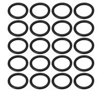 SG Store Lot de 100pcs Joints Toriques Caoutchouc Nitrile Diamètre Extérieur 8 Mm Diamètre Intérieur 6 Mm Largeur 1 Mm Joint d'étanchéité Métrique Rondelles Caoutchouc Entretoises pour Tuyau