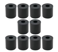 SG Store Lot de 10pcs Entretoises en Caoutchouc Lisse Et Solide Résistantes Aux Déchirures Multi-usages 1" OD X 3/8" ID X 1" Adaptées Aux Accessoires de Barres de Moteur de Voiture