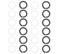 SG Store Lot de 12 Rondelles Bouton Poignée d'accordeur Guitare 4 X 6,3 Mm Entretoises Cheville Guitare Joint Cheville d'accordage pour La Plupart Guitares Électriques Et Acoustiques