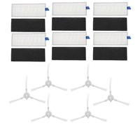SG Store Lot de 12pcs Brosses Lat¨¦rales et Filtres pour Aspirateur Robotique Compatible avec Rowenta Explorer 20/40/ 60 Series/Tefal 20 Accessoires d‘’aspirateur Robot