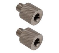 SG Store Lot de 2 adaptateurs d'antenne télescopiques M10 x 1,5 Femelle vers 3/8 x 24 UNF mâle utilisés pour connecter Une Base d'antenne magnétique CB