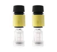 SG Store Lot de 2 Adaptateurs de Lave-auto Haute Pression pour Nettoyeur Haute Pression 3/4 Pouces Filtre à Eau pour Lave-auto Compatible avec Black & Decker 2,5 X 1,2 X 0,6 Pouces/2,2 X 1,3 Pouces