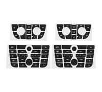 SG Store Lot de 2 Autocollants pour Boutons de Climatisation Radio CD Compatible avec Opel Astra J Et Compatible avec Buick Excelle