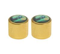 SG Store Lot de 2 boutons métriques en métal pour guitare électrique ou basse Tele Telecaster - 19,7 x 20 x 6 mm - Doré