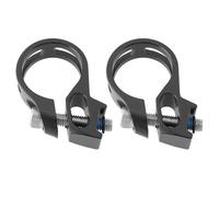 SG Store Lot de 2 colliers de serrage discrets de 22,7 mm pour levier de vitesse de vélo compatible avec SRAM Discrete X5 X7 X9 X0 XX XO1XX1 Noir
