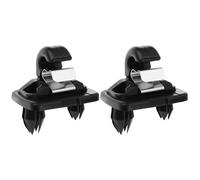 SG Store Lot de 2 crochets de fixation pour pare-soleil de voiture 8V78575624PK compatible avec Audi A3 2015+/A5 2017+, noir
