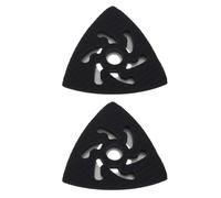SG Store Lot de 2 Disques Abrasifs Triangulaires 90 Mm en Acier pour Ponçage de Métaux Plastiques Et Vernis